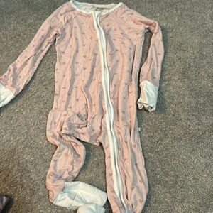 Caden Lane Zipper pajamas bamboo